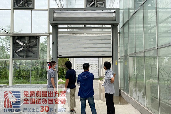 大棚温室快速门的应用 大棚温室快速门的应用
