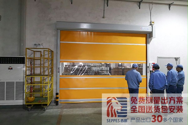 苏州某水泵公司厂房内部通道安装快速门 苏州某水泵公司厂房内部通道安装快速门