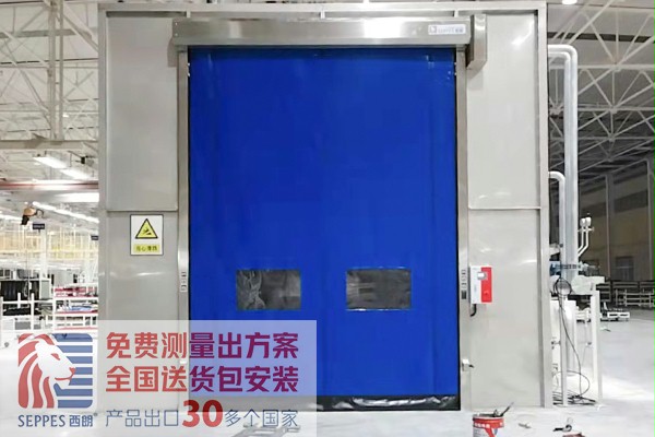 湖北汽车装配线淋雨室不锈钢快速门 湖北汽车装配线淋雨室不锈钢快速门