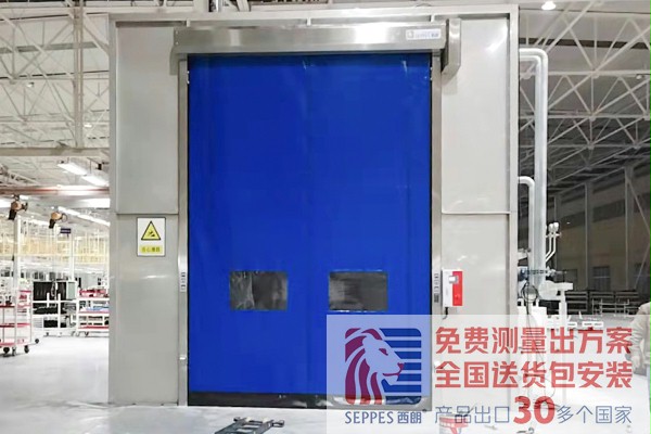 湖北汽车装配线淋雨室不锈钢快速门 湖北汽车装配线淋雨室不锈钢快速门