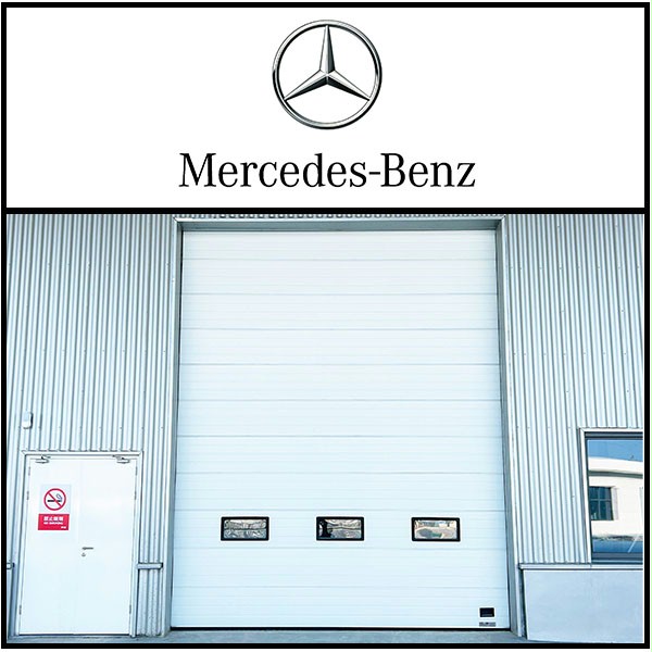 奔驰厂房出入口安装西朗门业提升门 奔驰厂房出入口安装西朗门业提升门