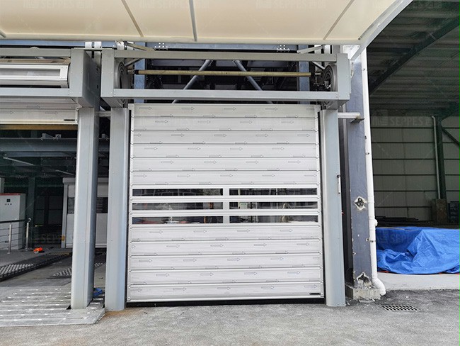 西朗门业智能立体车库工业保温快速门 西朗门业智能立体车库工业保温快速门