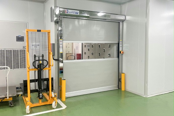 西朗门业AB卷帘门风淋室不锈钢快速门